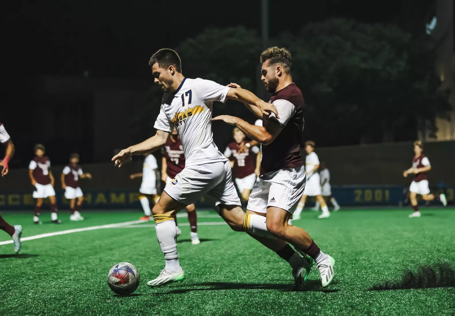 Kansas City Men's Soccer battled hard against No. 18 Missouri State, but eventually fell, 1-0.
