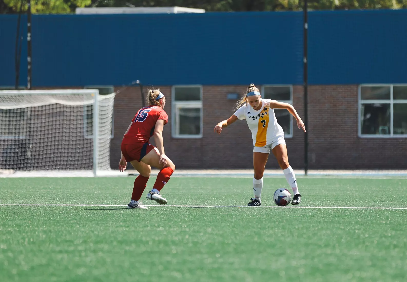 Kansas City Women's Soccer scored early and held on for a 1-1 draw with UIC on Sep. 3, 2023.