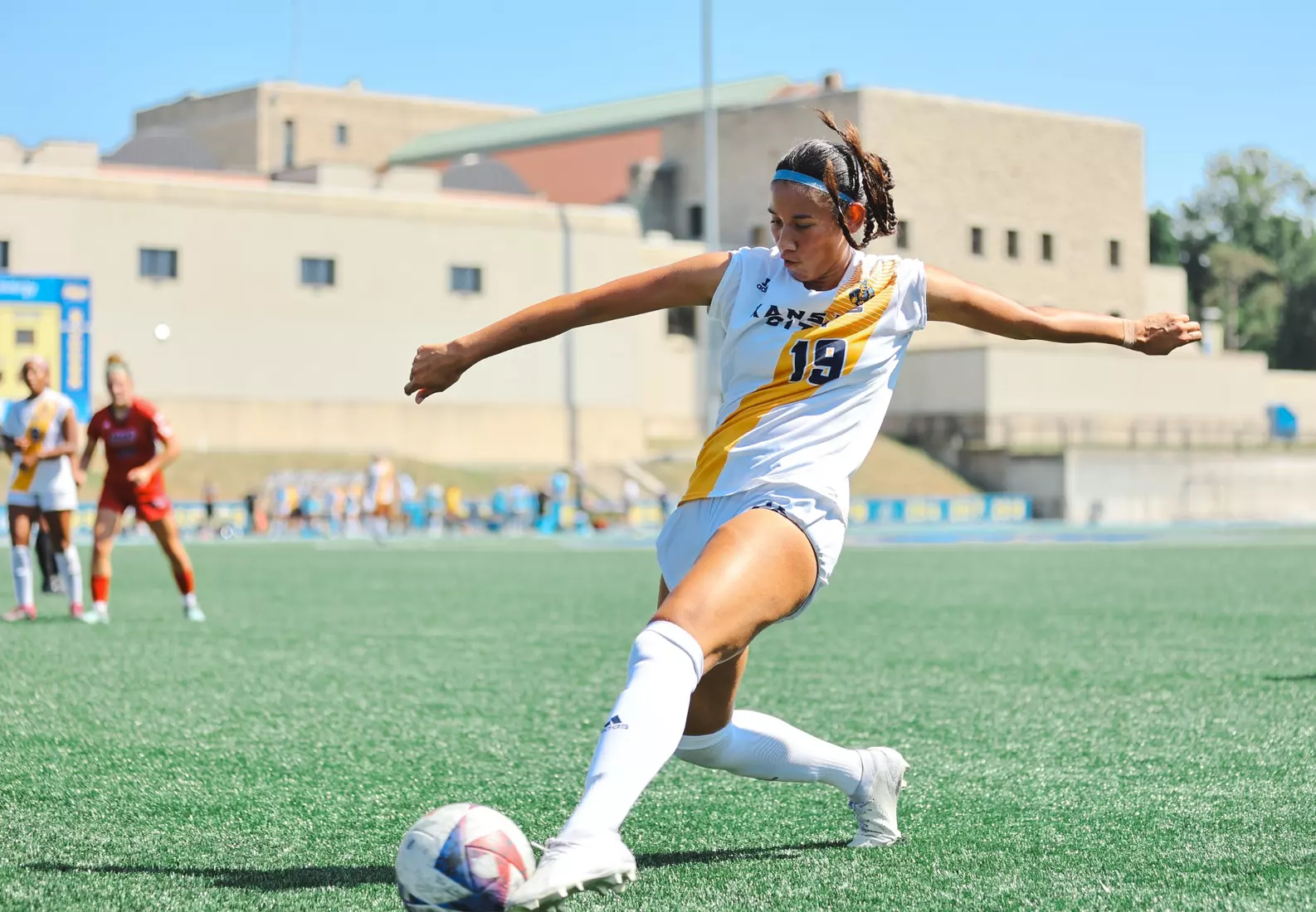 Kansas City Women's Soccer scored early and held on for a 1-1 draw with UIC on Sep. 3, 2023.
