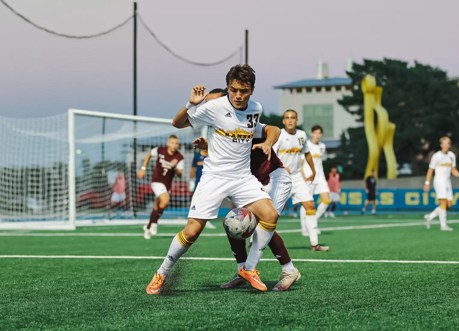 Kansas City Men's Soccer battled hard against No. 18 Missouri State, but eventually fell, 1-0.