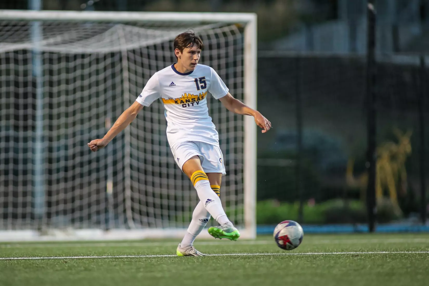 Kansas City Men's Soccer got an offensive explosion and earned its first win of the season over Drake, 4-3, on Sep. 4, 2023.