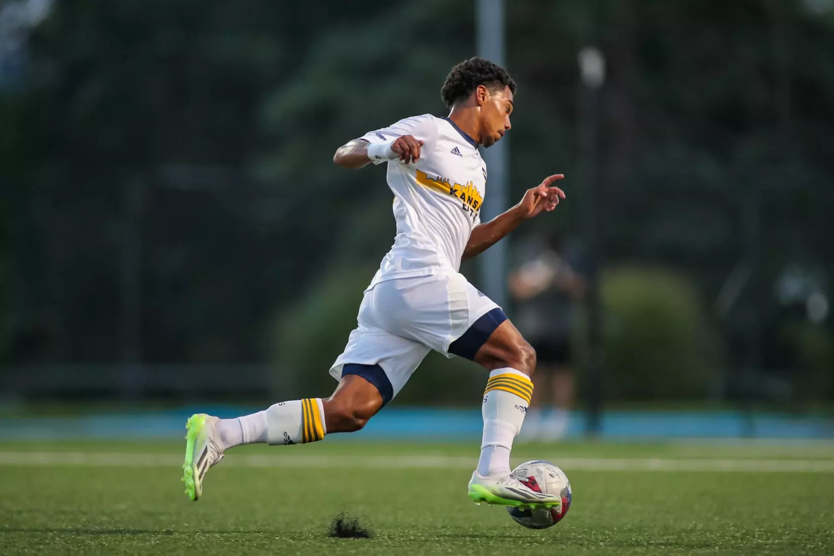 Kansas City Men's Soccer got an offensive explosion and earned its first win of the season over Drake, 4-3, on Sep. 4, 2023.