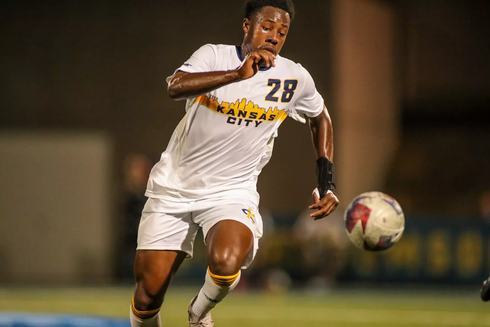 Kansas City Men's Soccer got an offensive explosion and earned its first win of the season over Drake, 4-3, on Sep. 4, 2023.