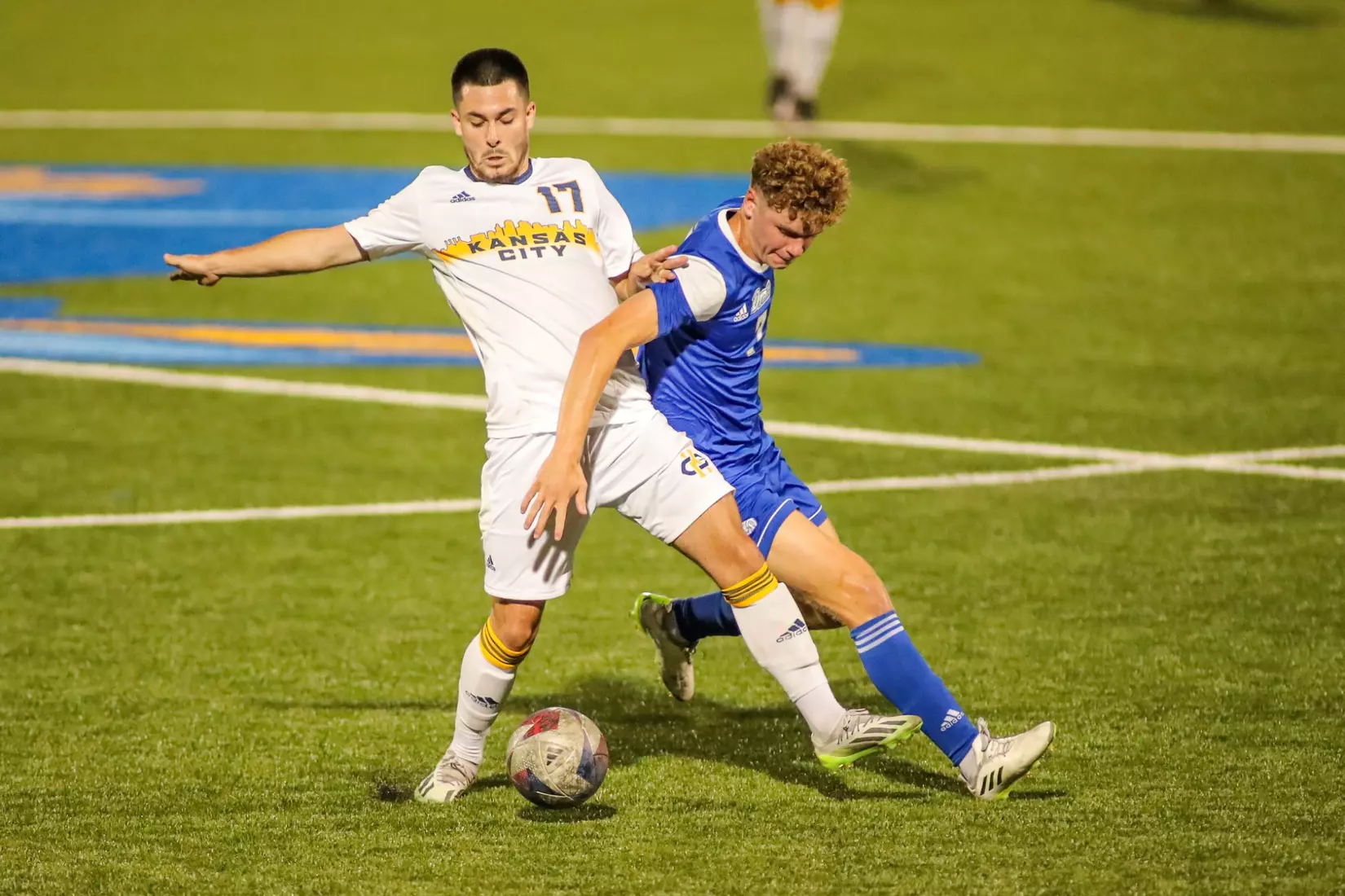 Kansas City Men's Soccer got an offensive explosion and earned its first win of the season over Drake, 4-3, on Sep. 4, 2023.