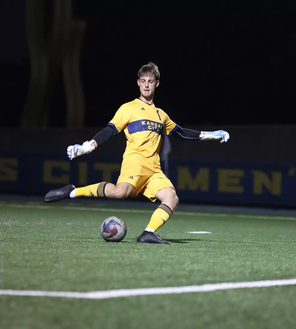 Using late-game heroics, Kansas City Men's Soccer defeated Creighton, 2-1, on Sep. 12, 2023.