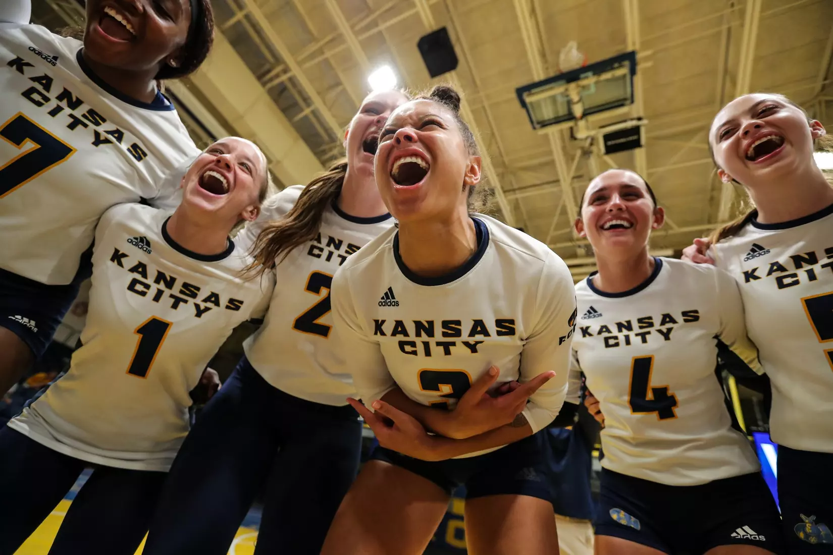Kansas City Volleyball pulled out a 3-1 win over Austin Peay in Friday's night cap of the KC Roos Klassic on Sep. 15, 2023.