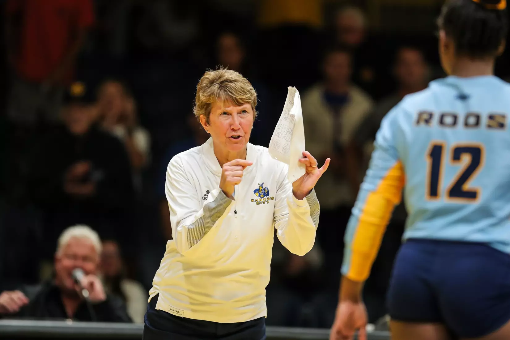 Kansas City Volleyball pulled out a 3-1 win over Austin Peay in Friday's night cap of the KC Roos Klassic on Sep. 15, 2023.