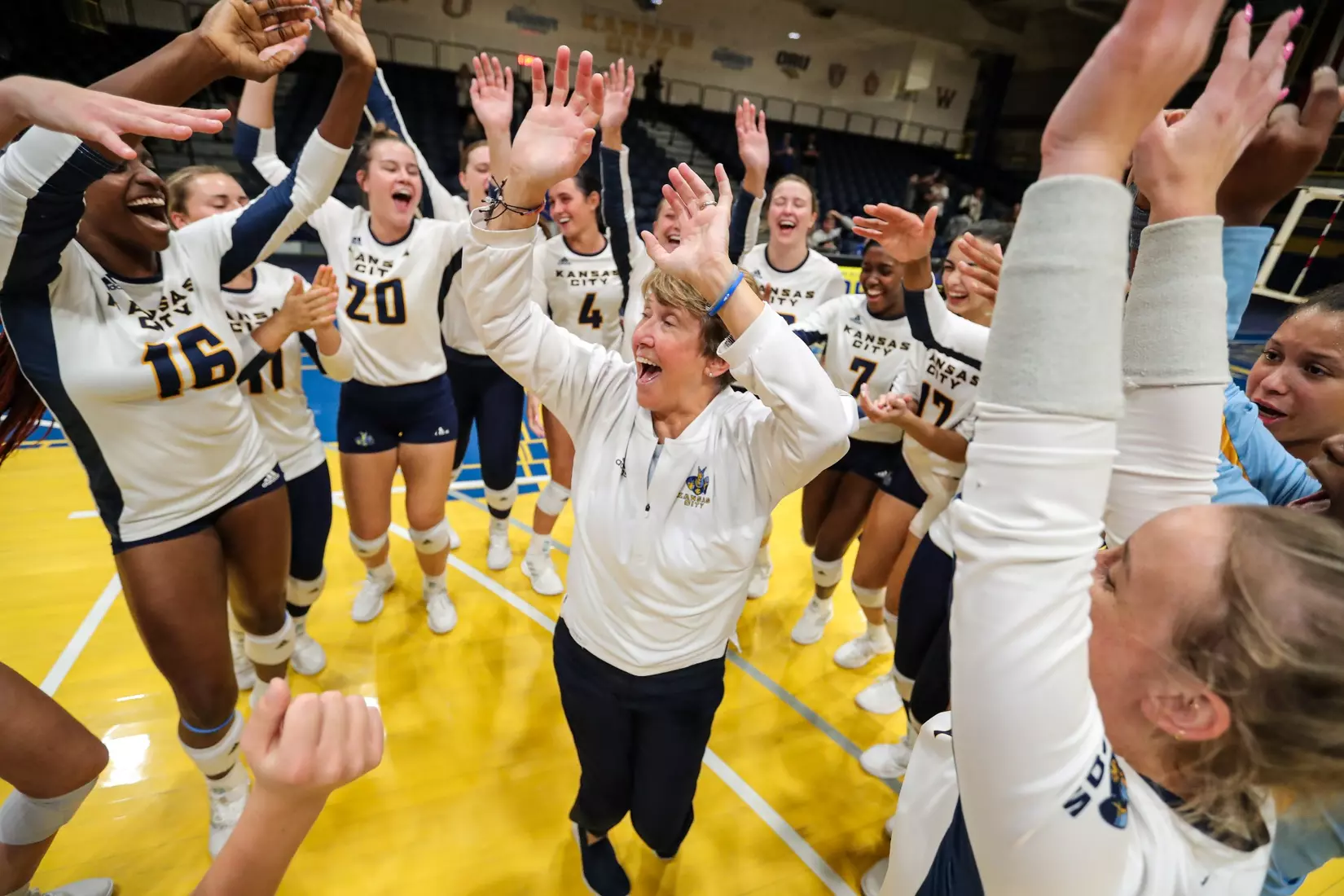 Kansas City Volleyball pulled out a 3-1 win over Austin Peay in Friday's night cap of the KC Roos Klassic on Sep. 15, 2023.