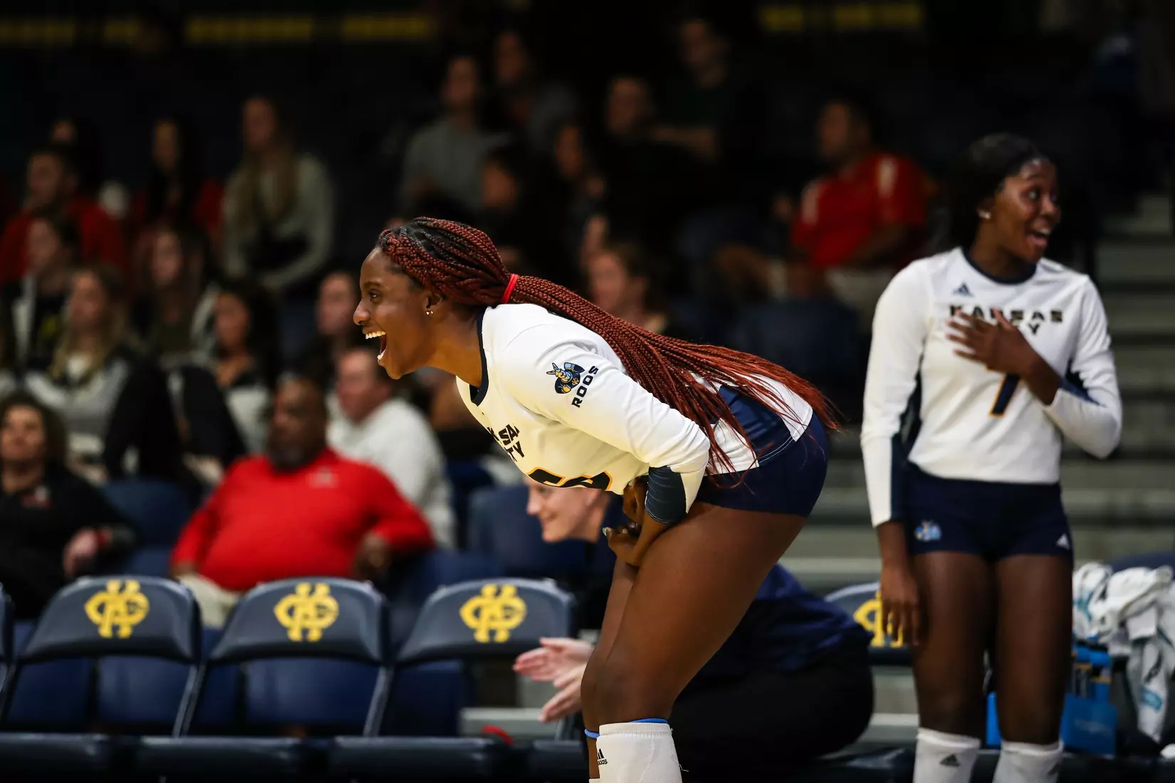 Kansas City Volleyball pulled out a 3-1 win over Austin Peay in Friday's night cap of the KC Roos Klassic on Sep. 15, 2023.