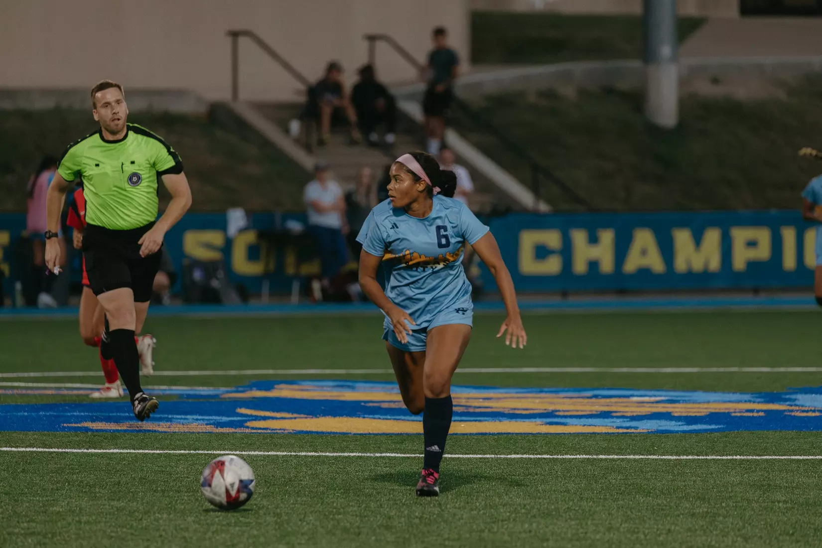 Kansas City Women's Soccer used a second half goal from Lily Hollis to draw with Southern Indiana on Sep. 14, 2023.
