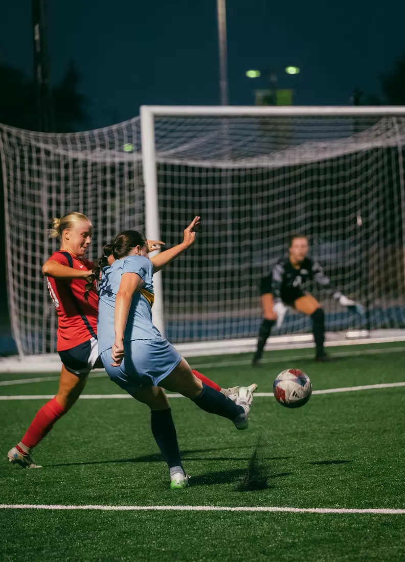 Kansas City Women's Soccer used a second half goal from Lily Hollis to draw with Southern Indiana on Sep. 14, 2023.