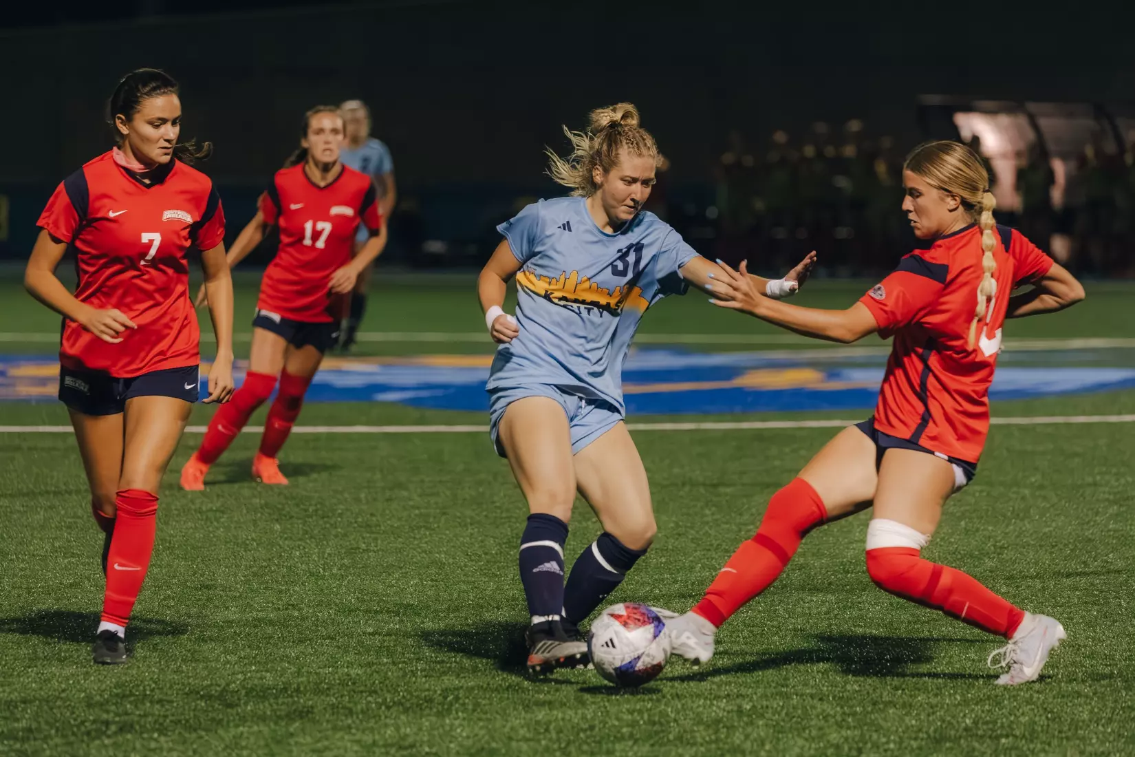 Kansas City Women's Soccer used a second half goal from Lily Hollis to draw with Southern Indiana on Sep. 14, 2023.