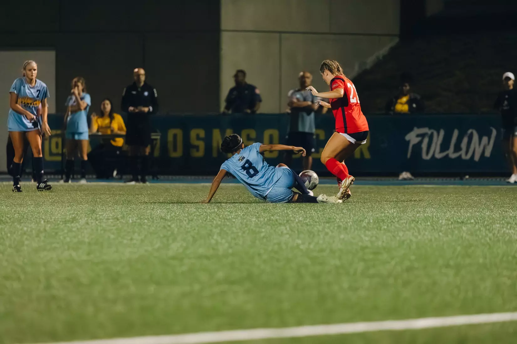 Kansas City Women's Soccer used a second half goal from Lily Hollis to draw with Southern Indiana on Sep. 14, 2023.