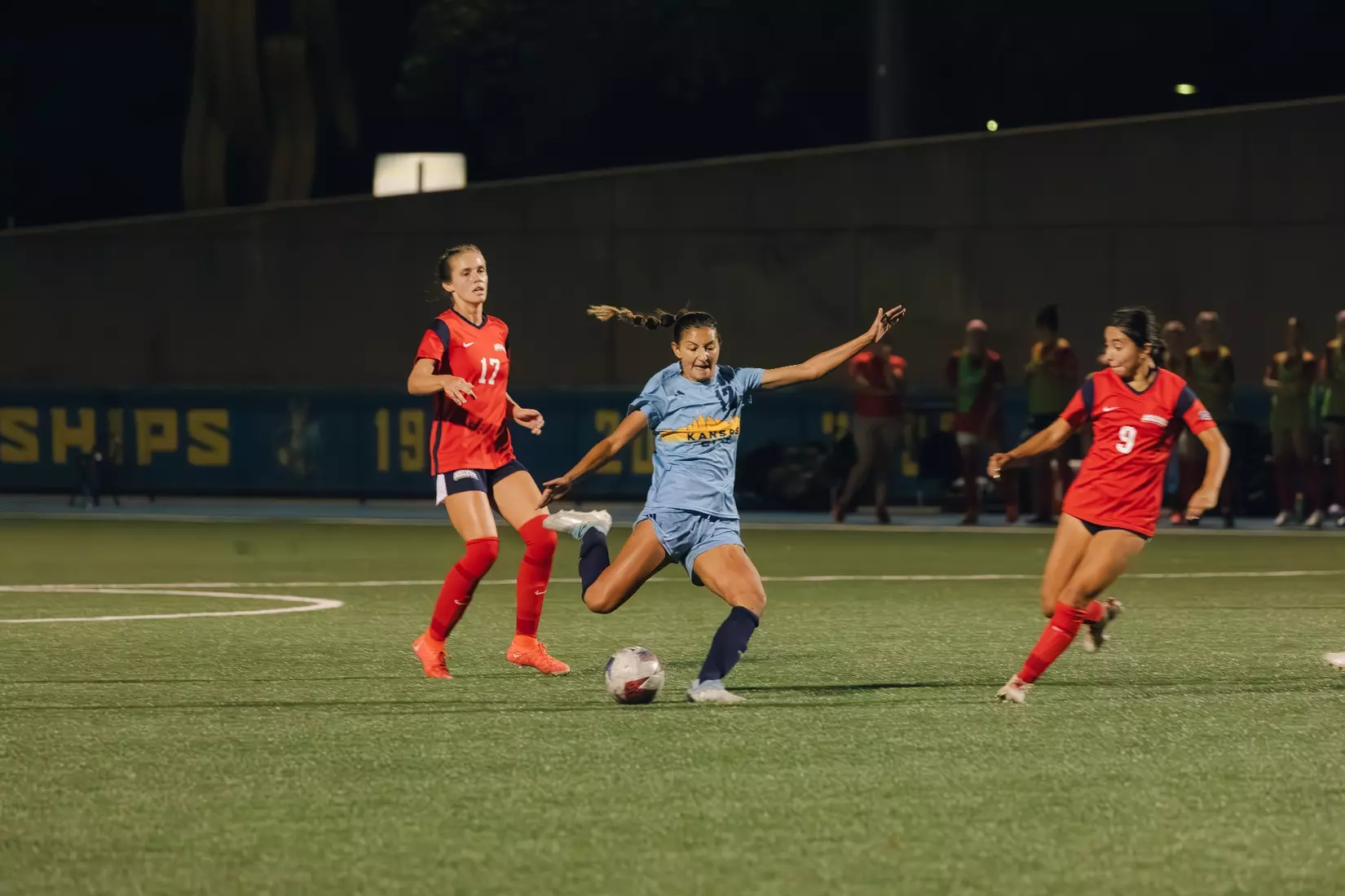 Kansas City Women's Soccer used a second half goal from Lily Hollis to draw with Southern Indiana on Sep. 14, 2023.