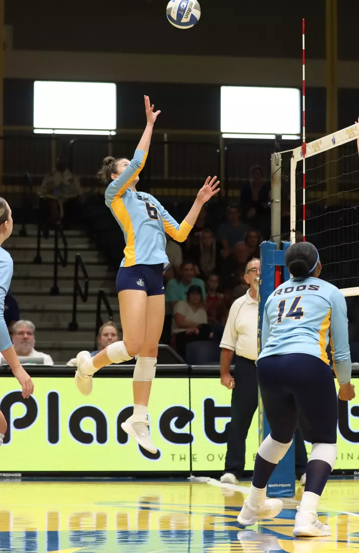 Kansas City Volleyball remained undefeated in Summit League play, pulling out a 3-2 victory over South Dakota State on Sep. 23, 2023.