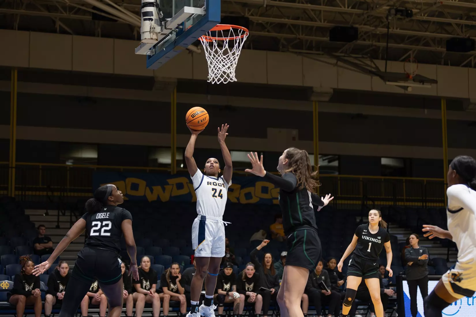 Kansas City Women's Basketball opened the New Year by taking down Portland State on Jan. 3, 2024.