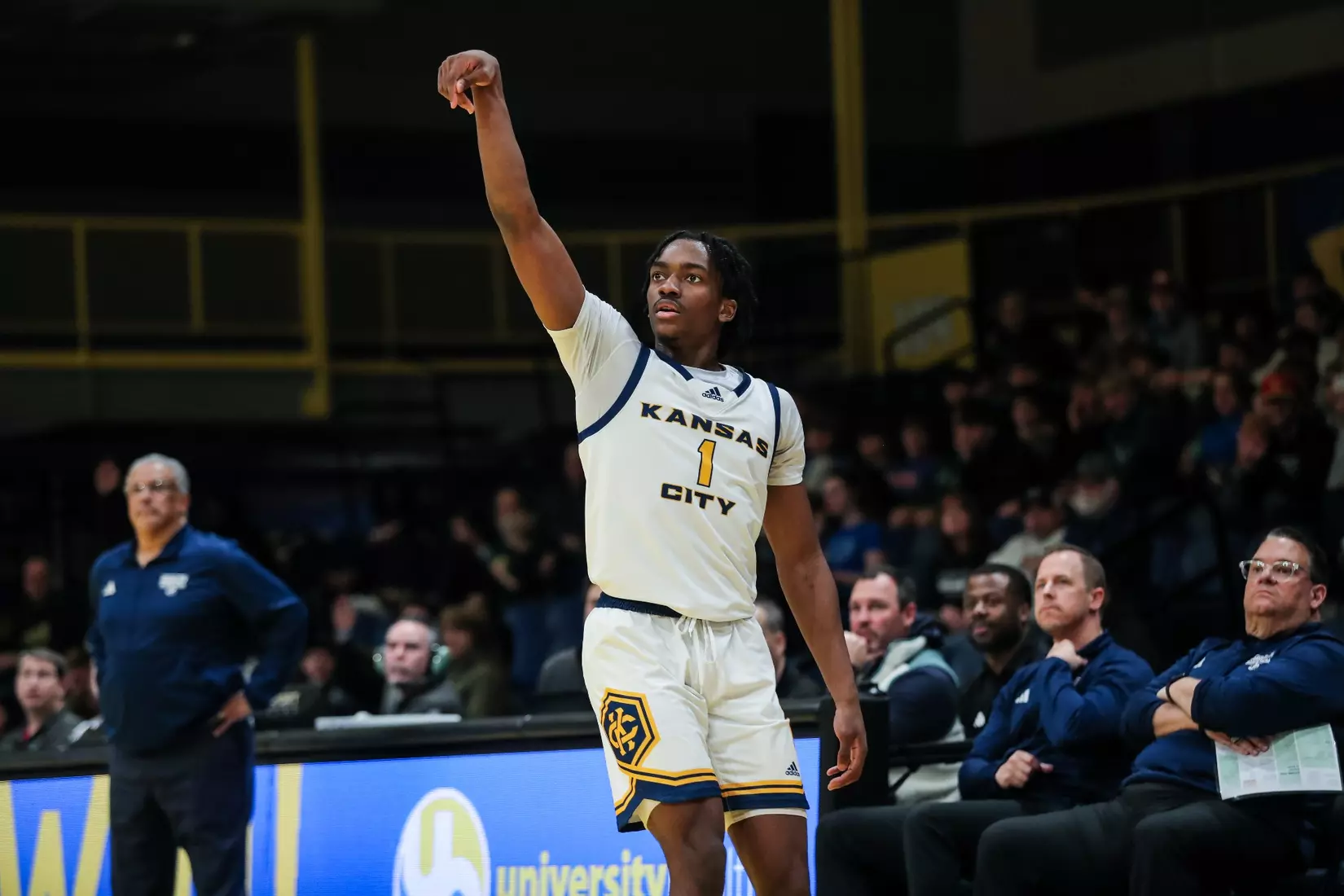 Kansas City Men's Basketball fell to North Dakota State in a double overtime heartbreaker on Jan. 11, 2024.