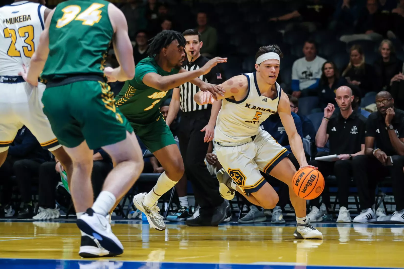 Kansas City Men's Basketball fell to North Dakota State in a double overtime heartbreaker on Jan. 11, 2024.