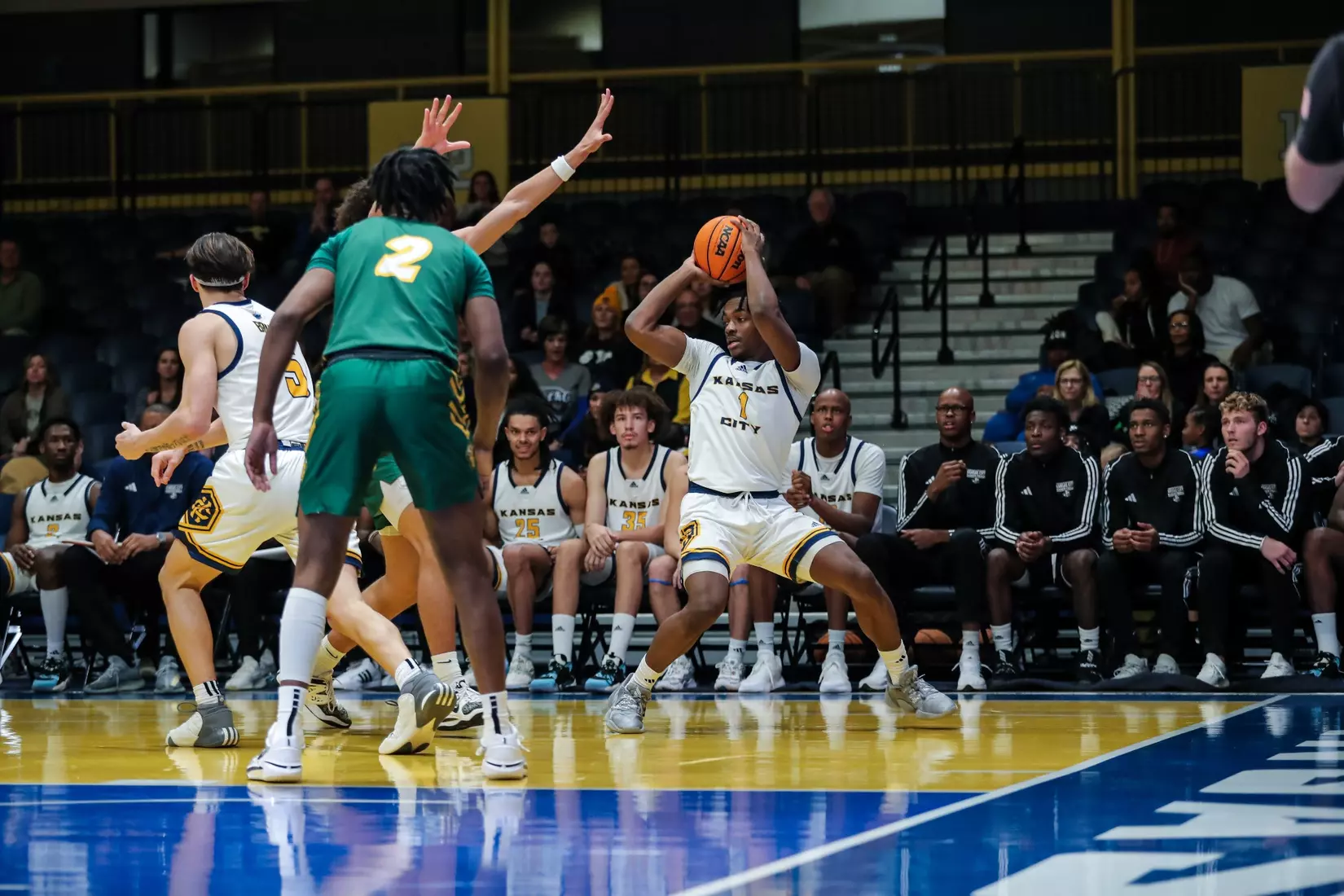 Kansas City Men's Basketball fell to North Dakota State in a double overtime heartbreaker on Jan. 11, 2024.