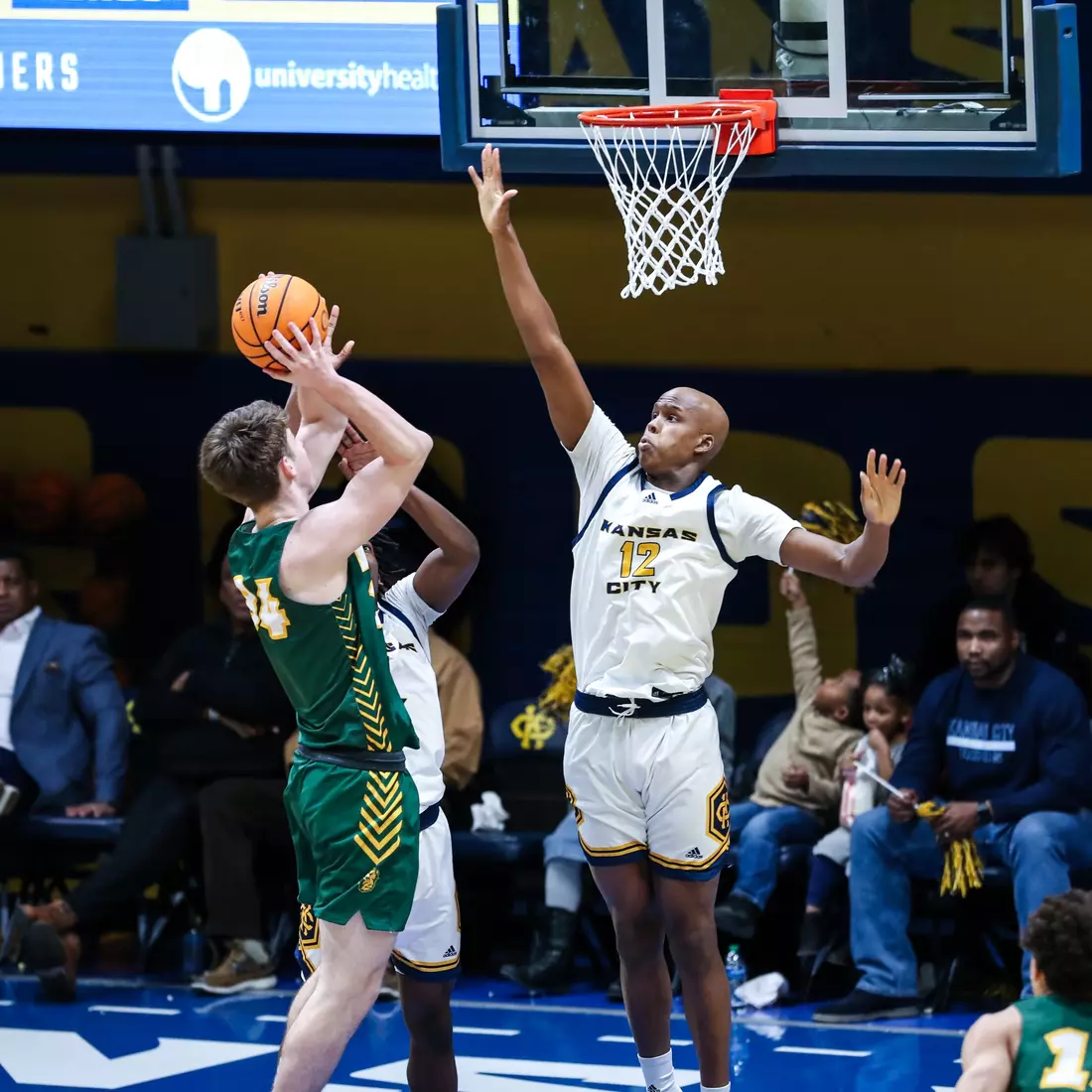 Kansas City Men's Basketball fell to North Dakota State in a double overtime heartbreaker on Jan. 11, 2024.