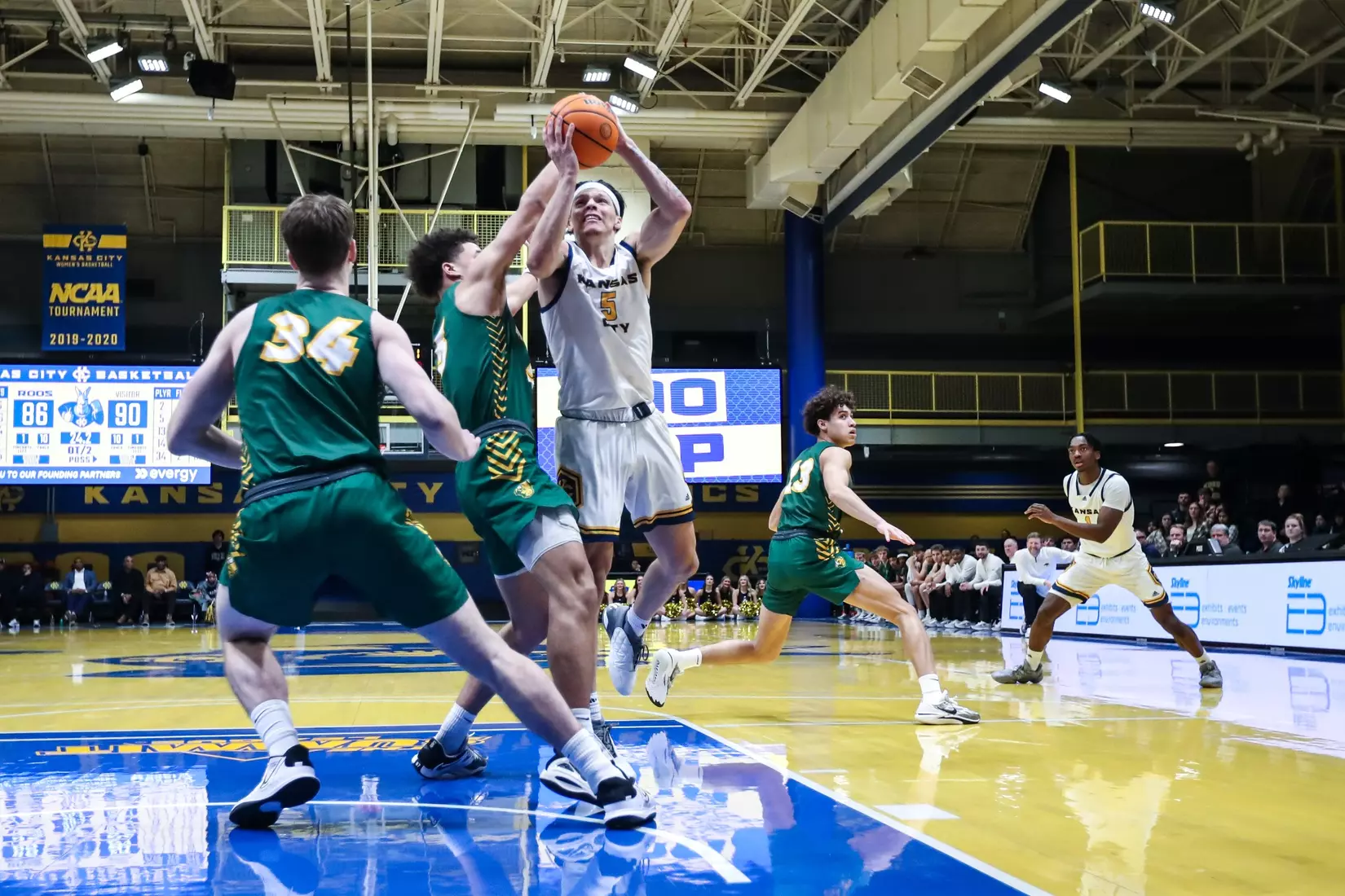 Kansas City Men's Basketball fell to North Dakota State in a double overtime heartbreaker on Jan. 11, 2024.