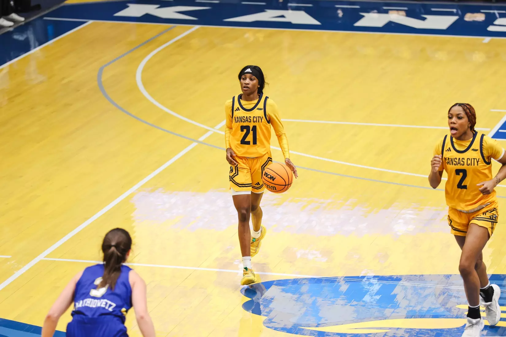 A strong start was not enough for Kansas City Women's Basketball against league-leading South Dakota State on Jan. 25, 2024.