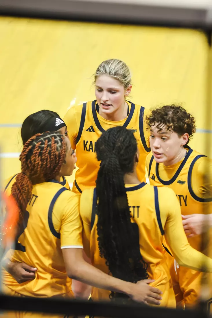 A strong start was not enough for Kansas City Women's Basketball against league-leading South Dakota State on Jan. 25, 2024.