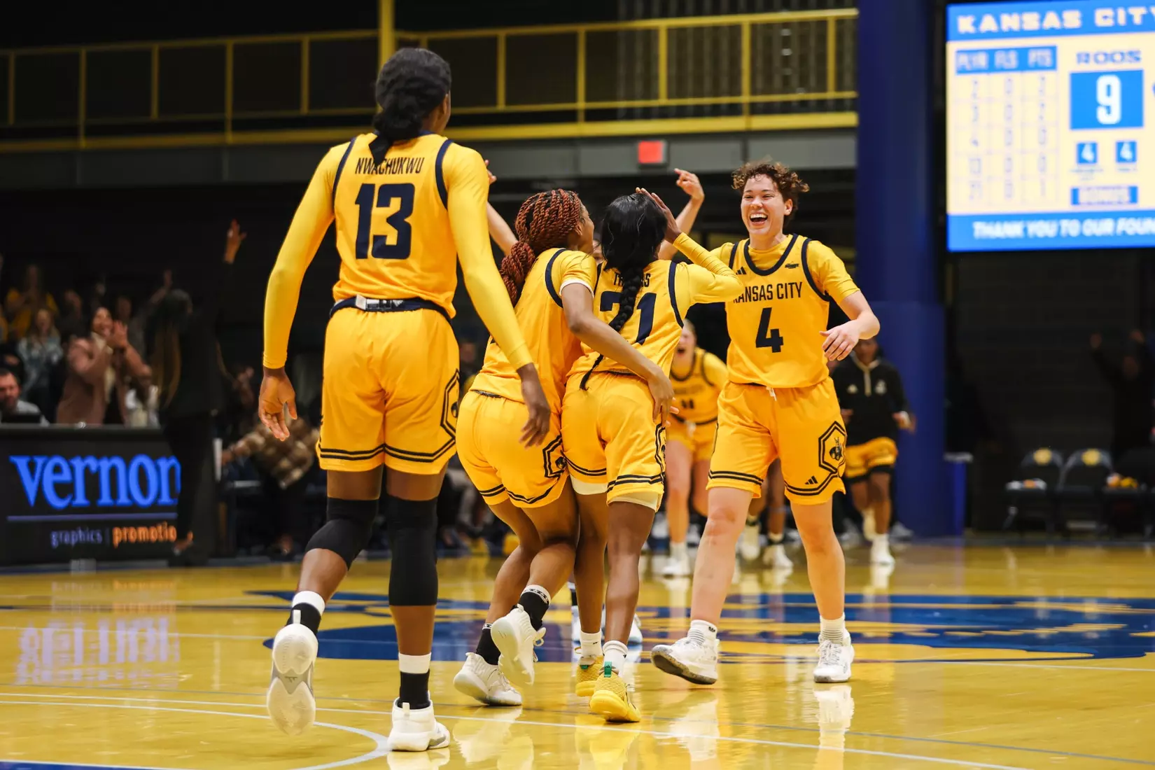A strong start was not enough for Kansas City Women's Basketball against league-leading South Dakota State on Jan. 25, 2024.