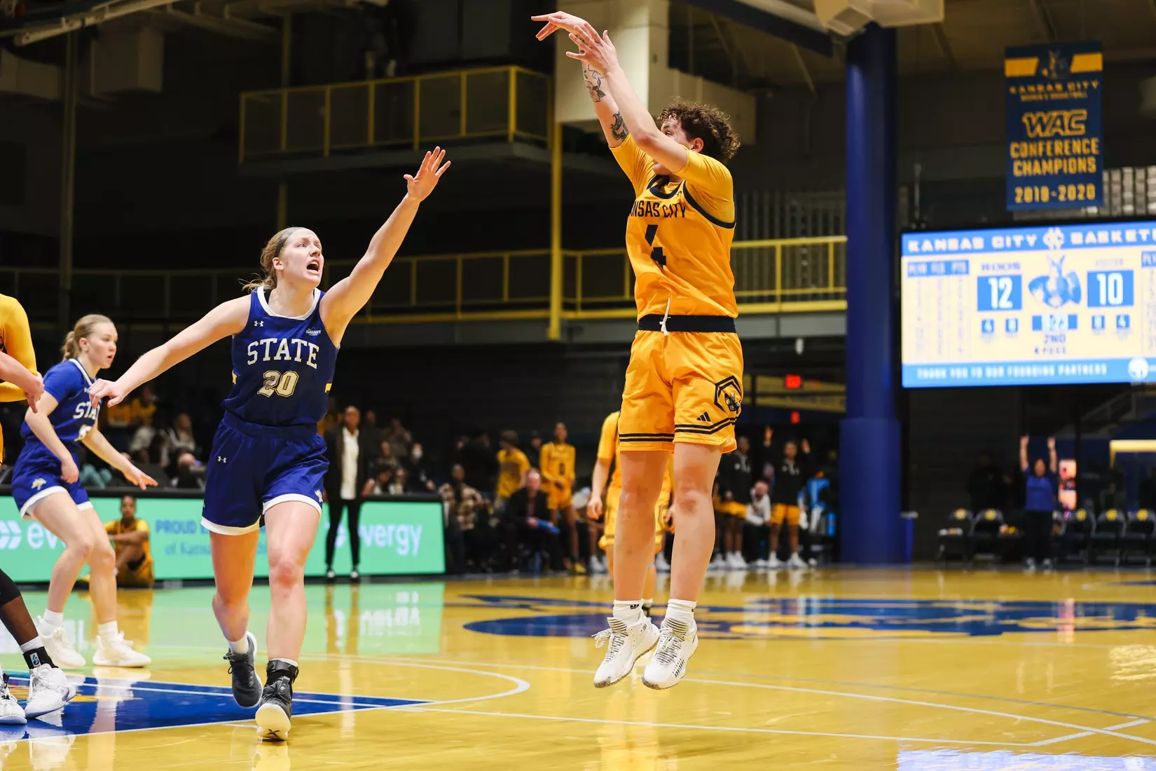 A strong start was not enough for Kansas City Women's Basketball against league-leading South Dakota State on Jan. 25, 2024.