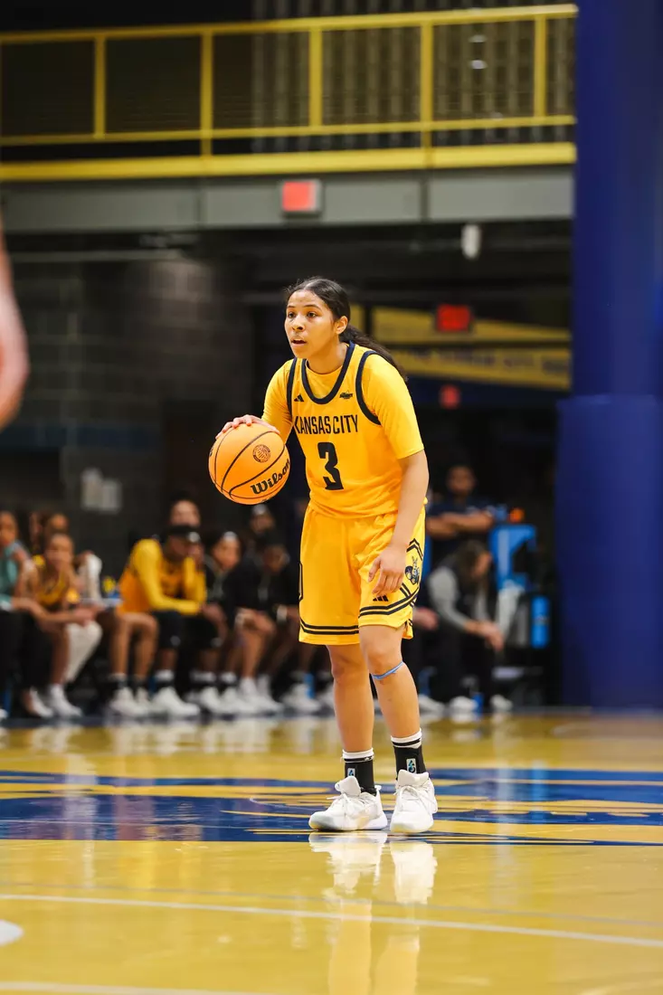 A strong start was not enough for Kansas City Women's Basketball against league-leading South Dakota State on Jan. 25, 2024.