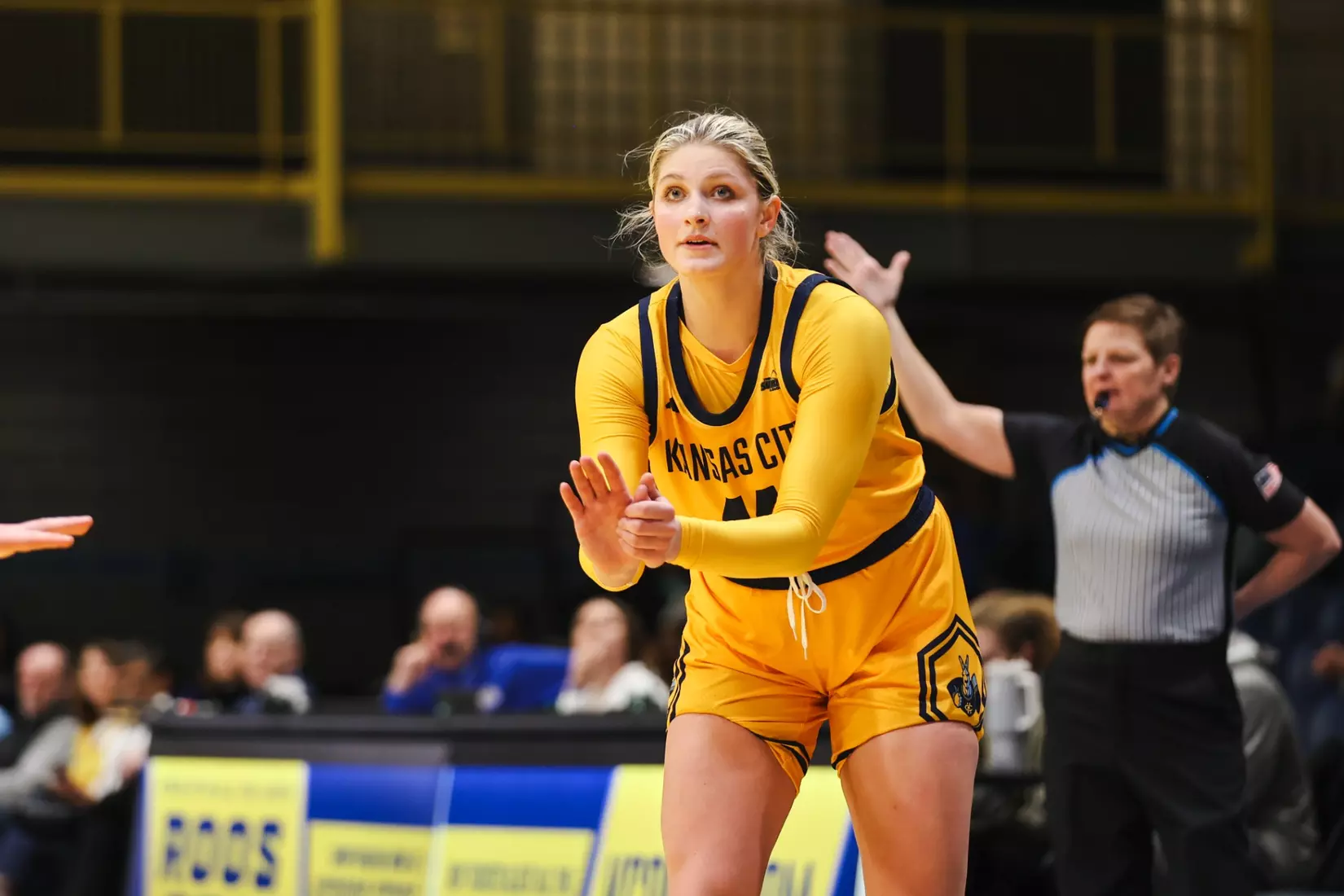 A strong start was not enough for Kansas City Women's Basketball against league-leading South Dakota State on Jan. 25, 2024.