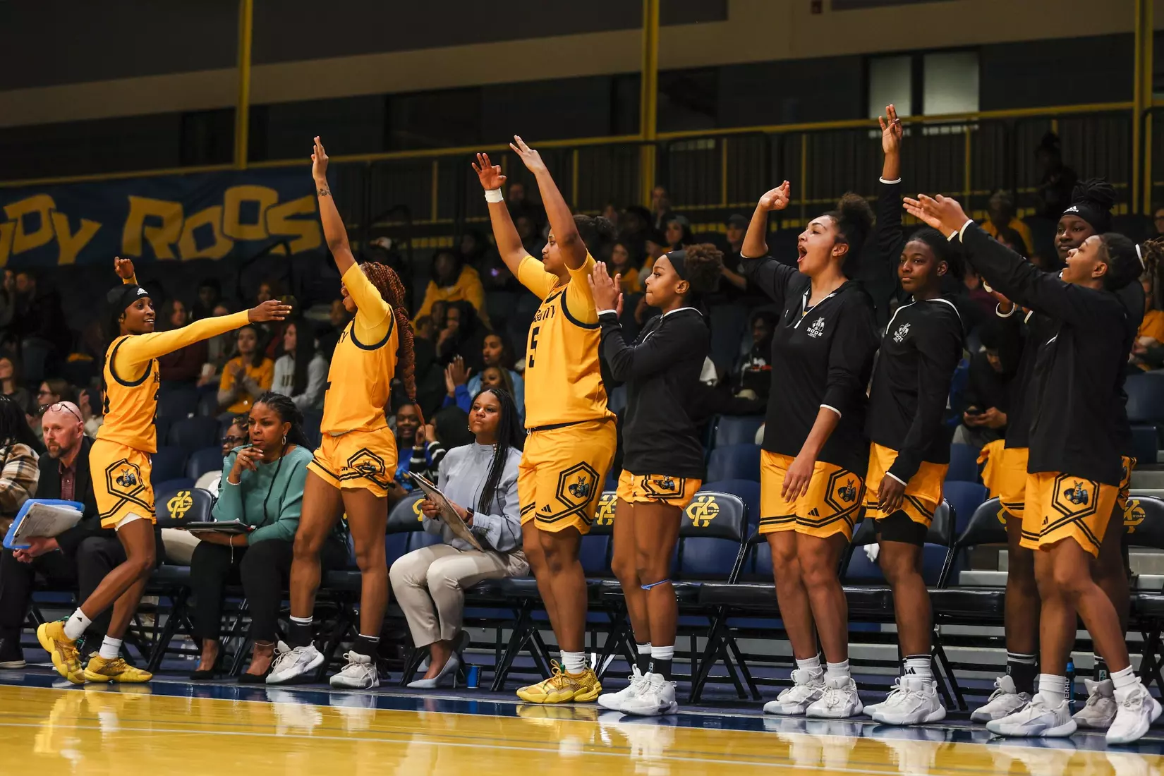 A strong start was not enough for Kansas City Women's Basketball against league-leading South Dakota State on Jan. 25, 2024.
