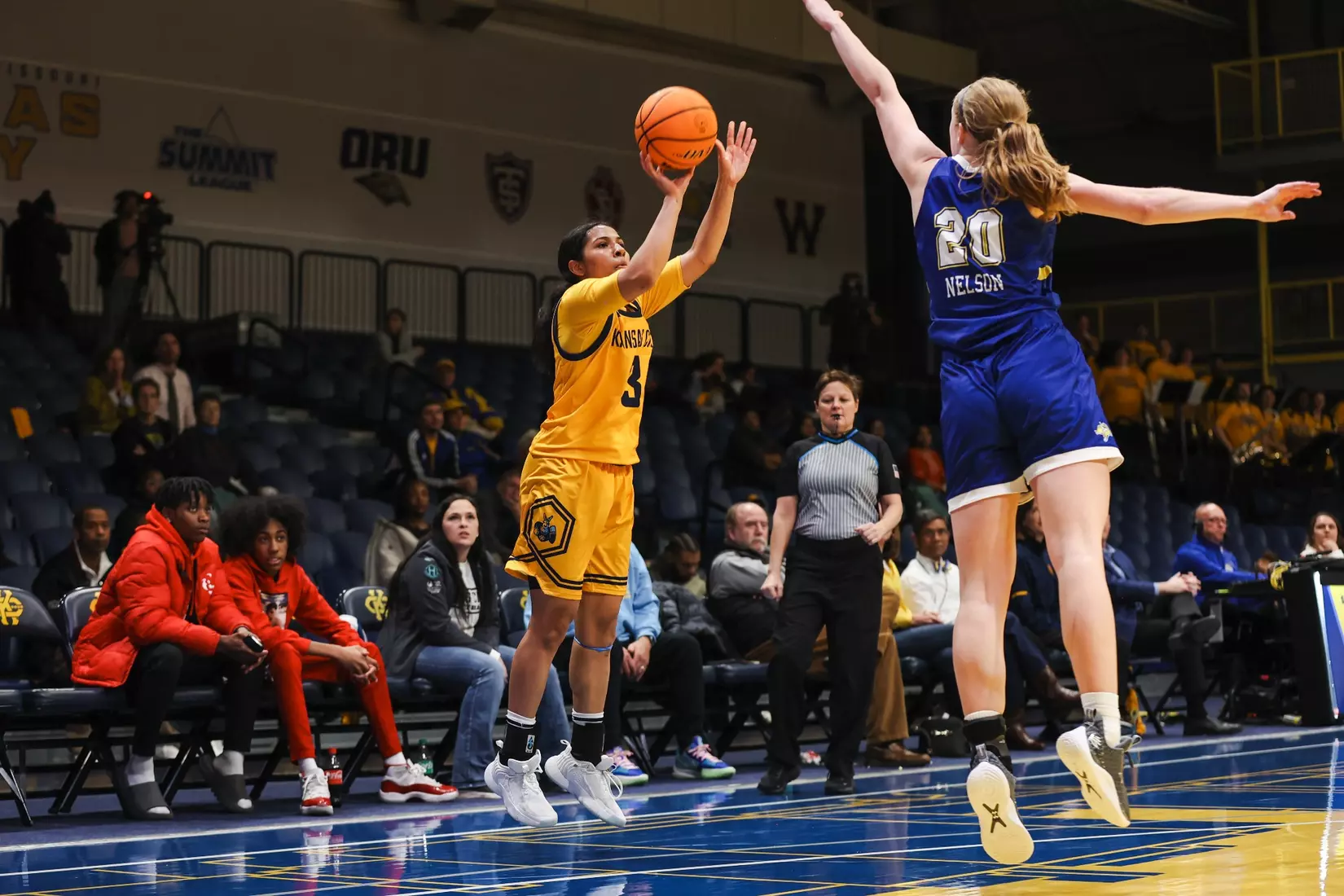 A strong start was not enough for Kansas City Women's Basketball against league-leading South Dakota State on Jan. 25, 2024.