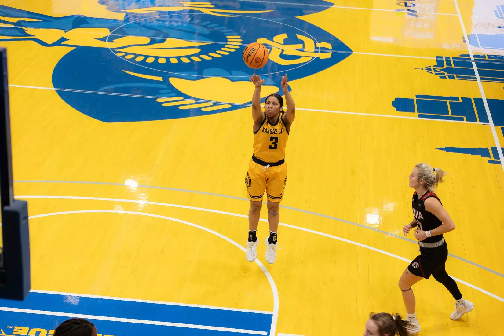 Kansas City Women's Basketball picked up its first Summit League win of the year in a rematch of the 2022 League Championship Semifinals, defeating Omaha on Jan. 20, 2024.