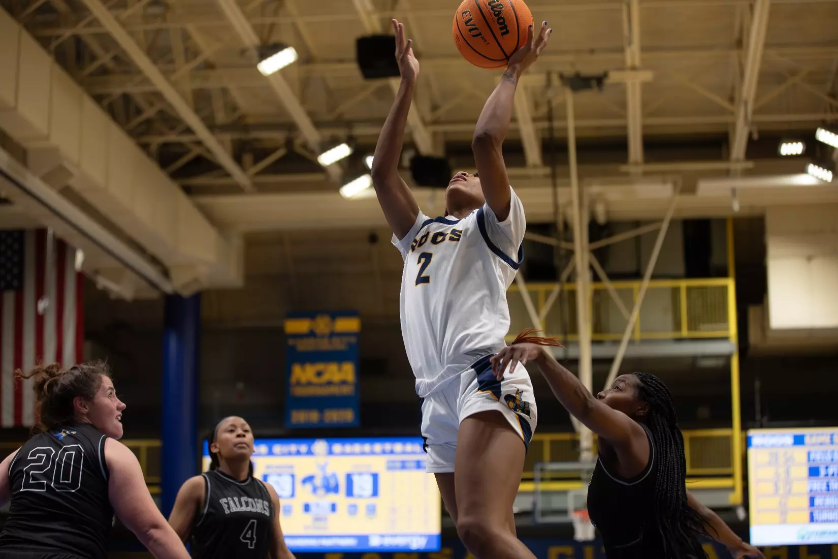 Kansas City Women's Basketball took care of Kansas Christian in a 121-37 win on Dec. 18, 2023.