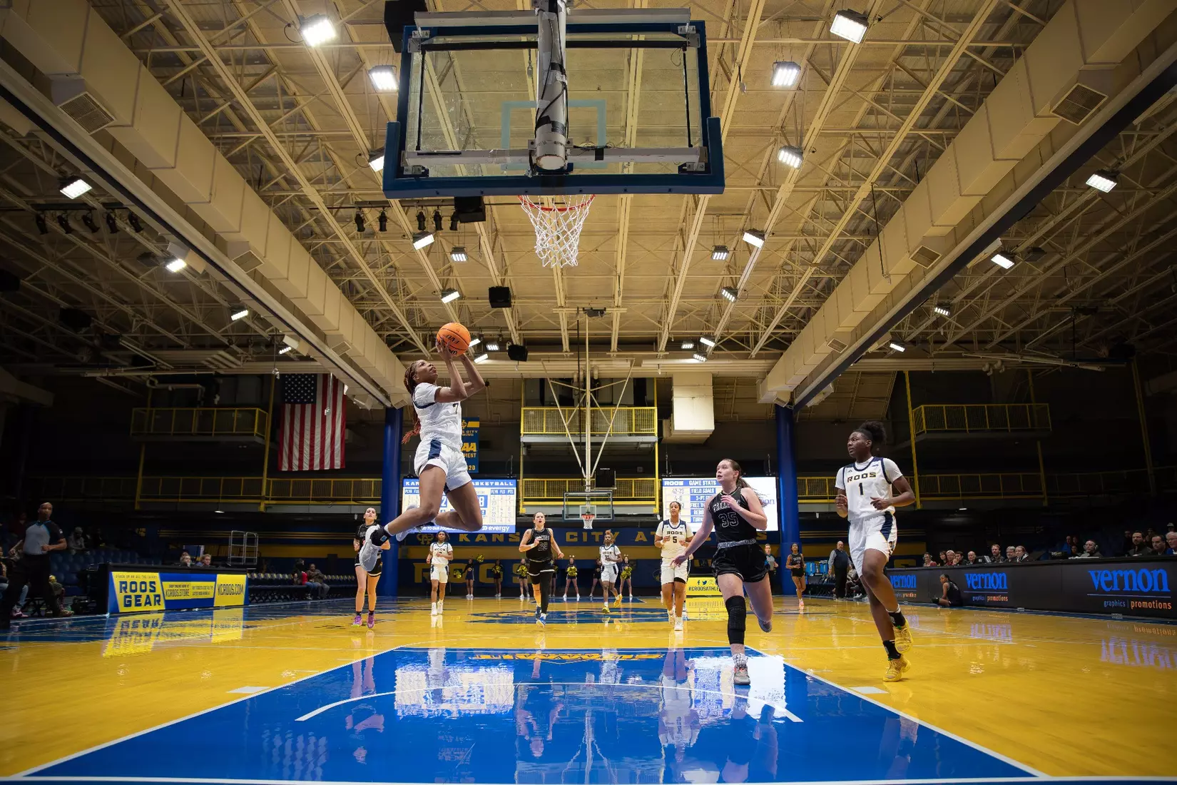 Kansas City Women's Basketball took care of Kansas Christian in a 121-37 win on Dec. 18, 2023.