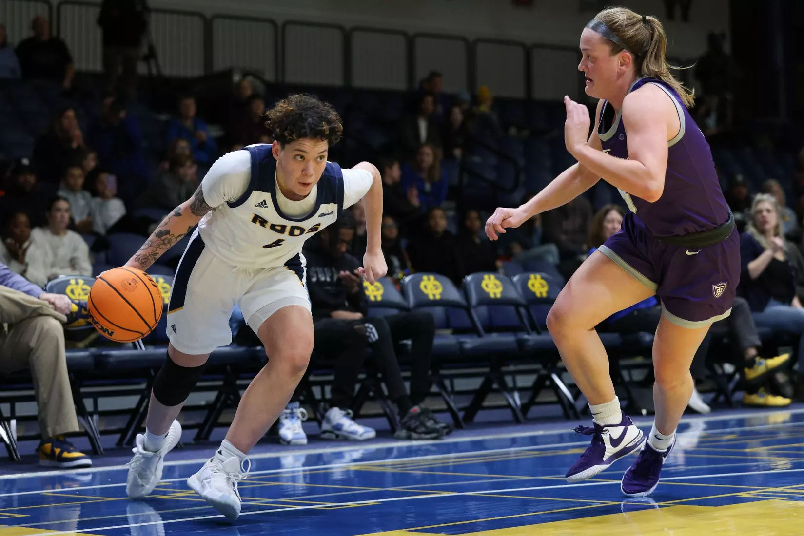 Kansas City Women's Basketball fell to St. Thomas in the last game of the 2023 calendar year on Dec. 31, 2023.