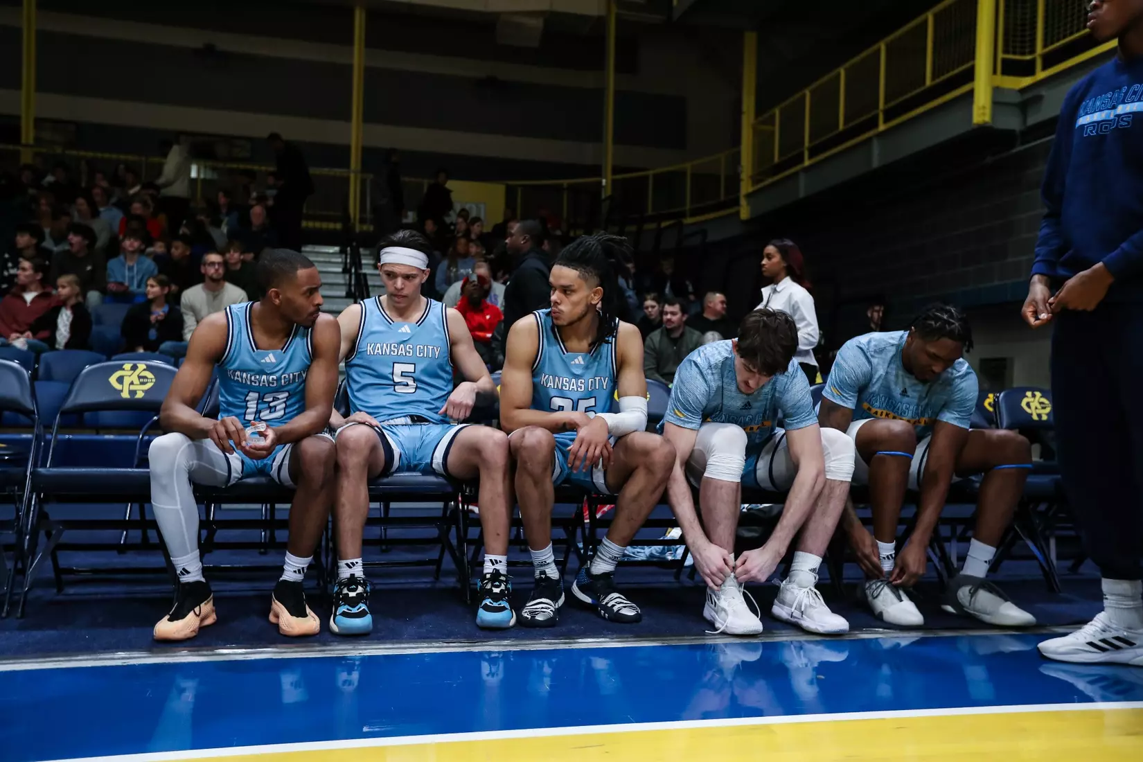 Kansas City Men's Basketball ran past Oral Roberts to pick up its first home win over the Golden Eagles since 2005 on Dec. 29, 2023.