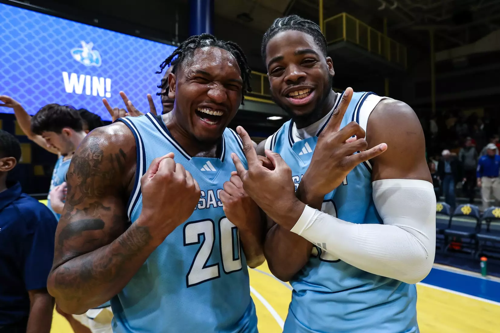 Kansas City Men's Basketball ran past Oral Roberts to pick up its first home win over the Golden Eagles since 2005 on Dec. 29, 2023.