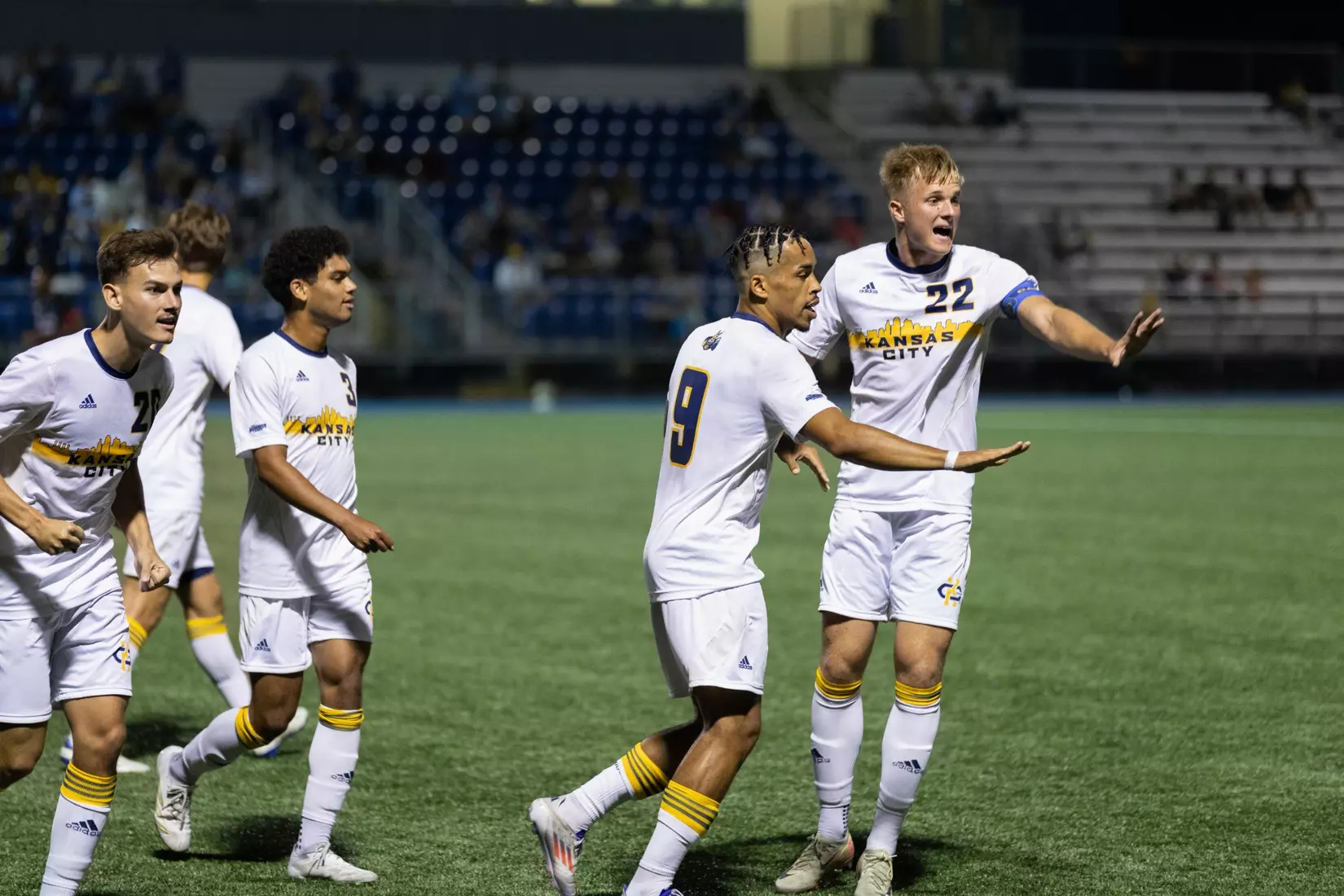 Kansas City Men's Soccer took down the No. 3 ranked Denver Pioneers, 1-0, on Oct. 12, 2024. It was the Roos' first win over a top-25 team since 2008.