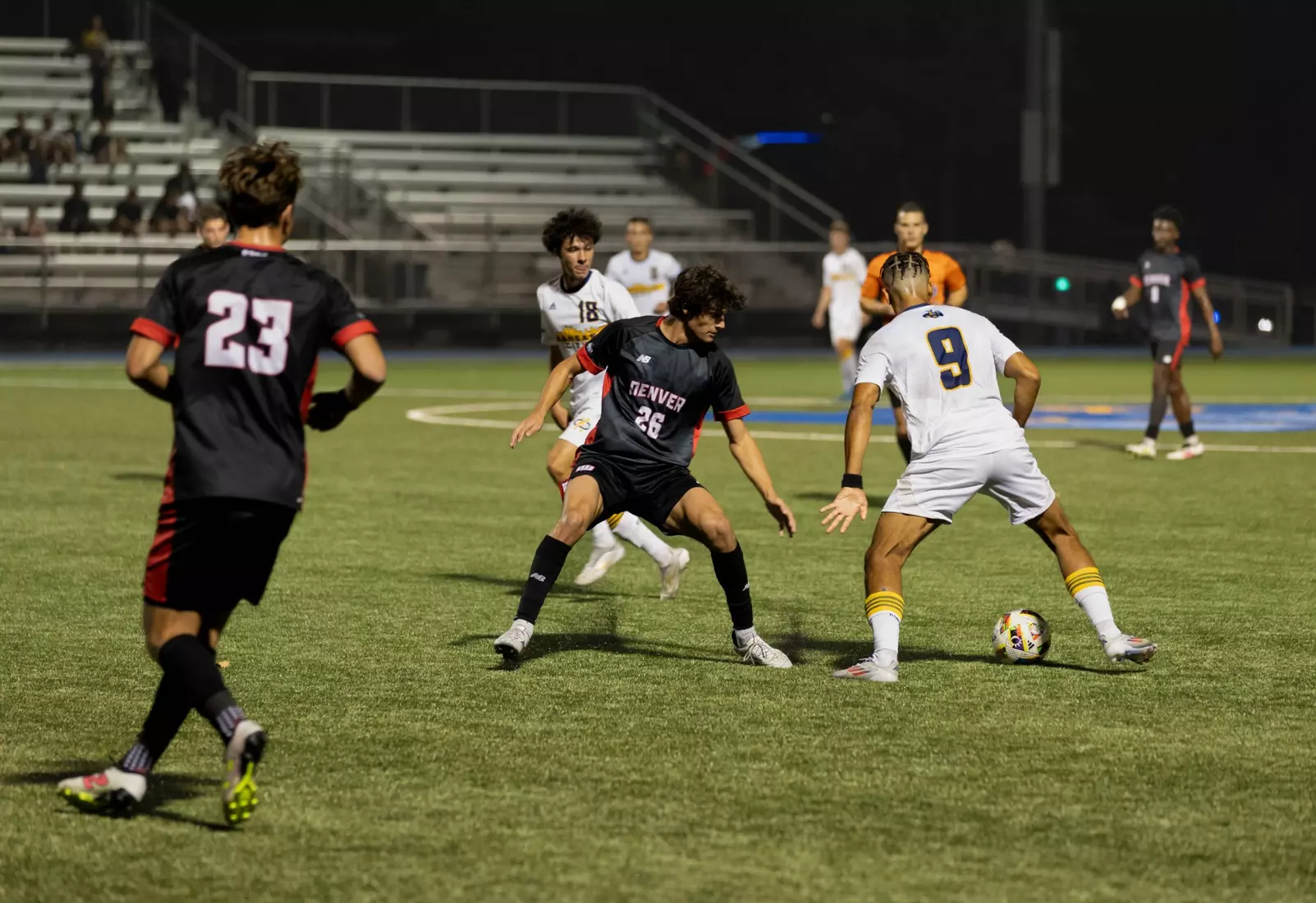 Kansas City Men's Soccer took down the No. 3 ranked Denver Pioneers, 1-0, on Oct. 12, 2024. It was the Roos' first win over a top-25 team since 2008.