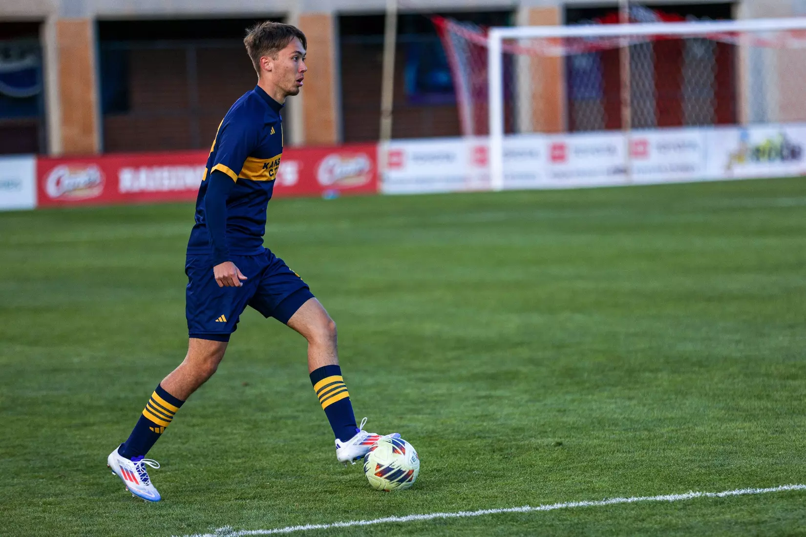 Kansas City Men's Soccer used a 90th minute goal from Elie Kisoka to win the Summit League Championship over top-seeded Denver on Nov. 16, 2024.