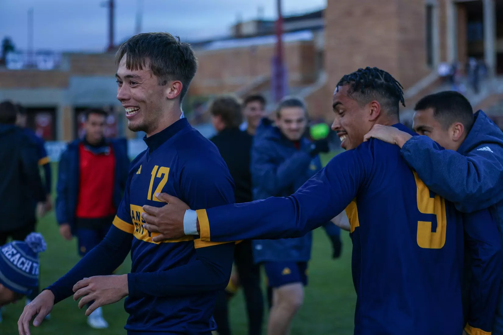 Kansas City Men's Soccer used a 90th minute goal from Elie Kisoka to win the Summit League Championship over top-seeded Denver on Nov. 16, 2024.