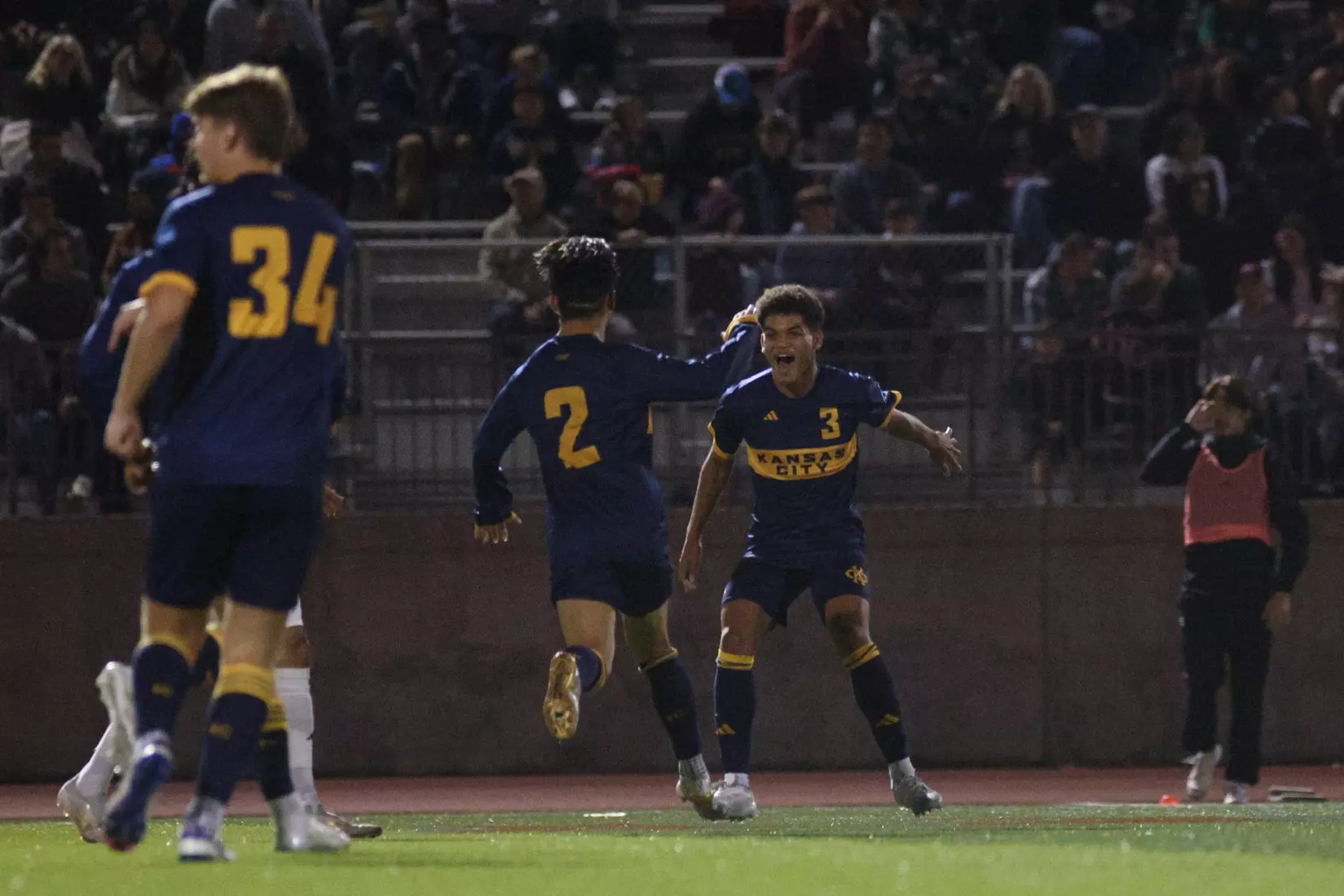 Kansas City Men's Soccer defeated No. 11 Missouri State in comeback fashion for its ninth road win of the season. Sora Shibata scored the equalizer in the 51st minute and Ales Kohoutek notched the game-winner off a corner kick from Julien Le Bourdoulous.