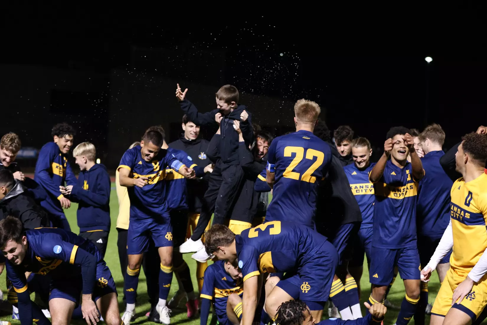 Kansas City Men's Soccer defeated No. 11 Missouri State in comeback fashion for its ninth road win of the season. Sora Shibata scored the equalizer in the 51st minute and Ales Kohoutek notched the game-winner off a corner kick from Julien Le Bourdoulous.