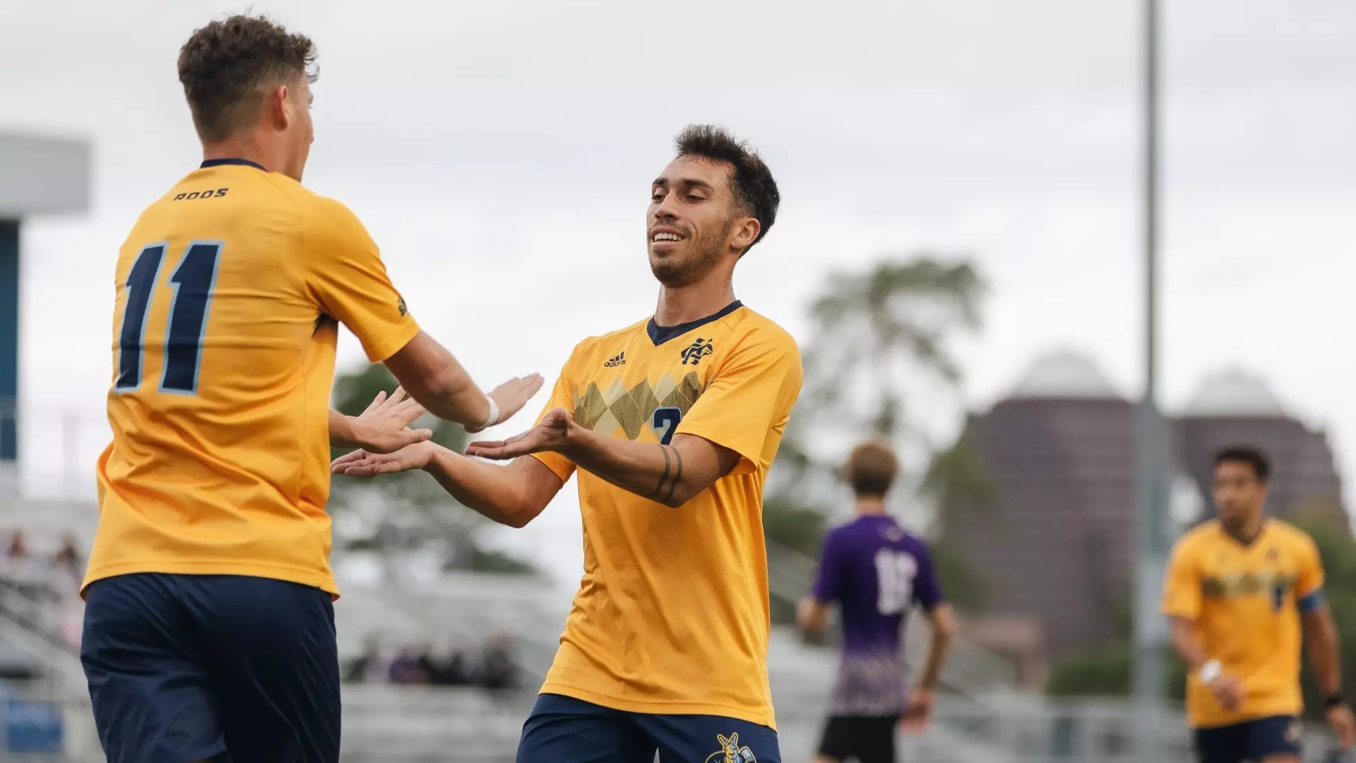 Men's soccer poured in 12 goals in a win over Avila on November 3, 2024.