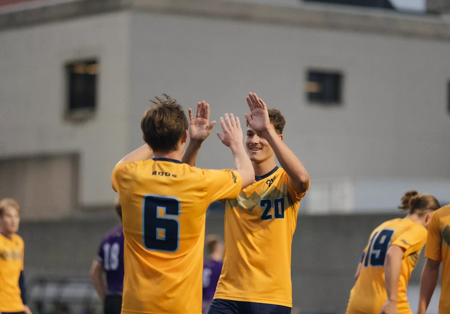 Men's soccer poured in 12 goals in a win over Avila on November 3, 2024.