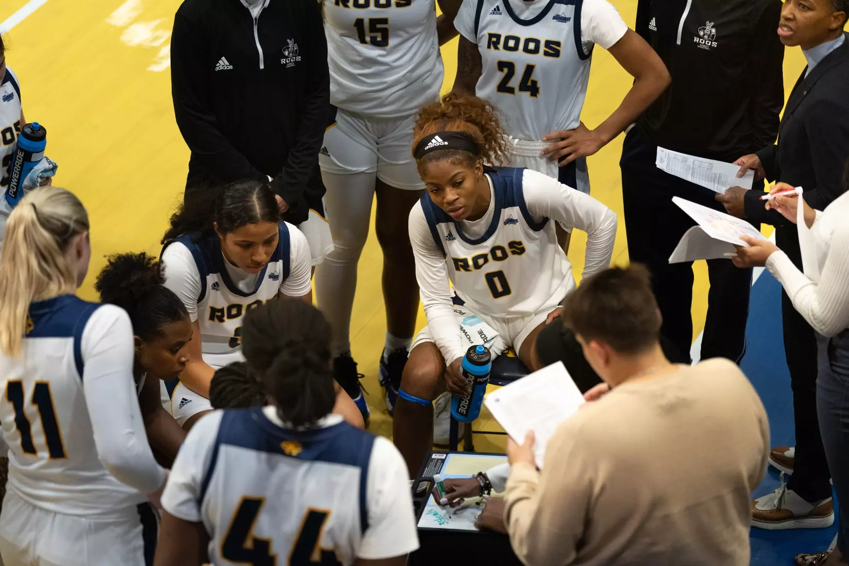 Starting off the season strong, the Kansas City Roos faced against William Jewell in the first home game of the season. After an intense game, the Roos walked away victorious with a final score of 74-32.