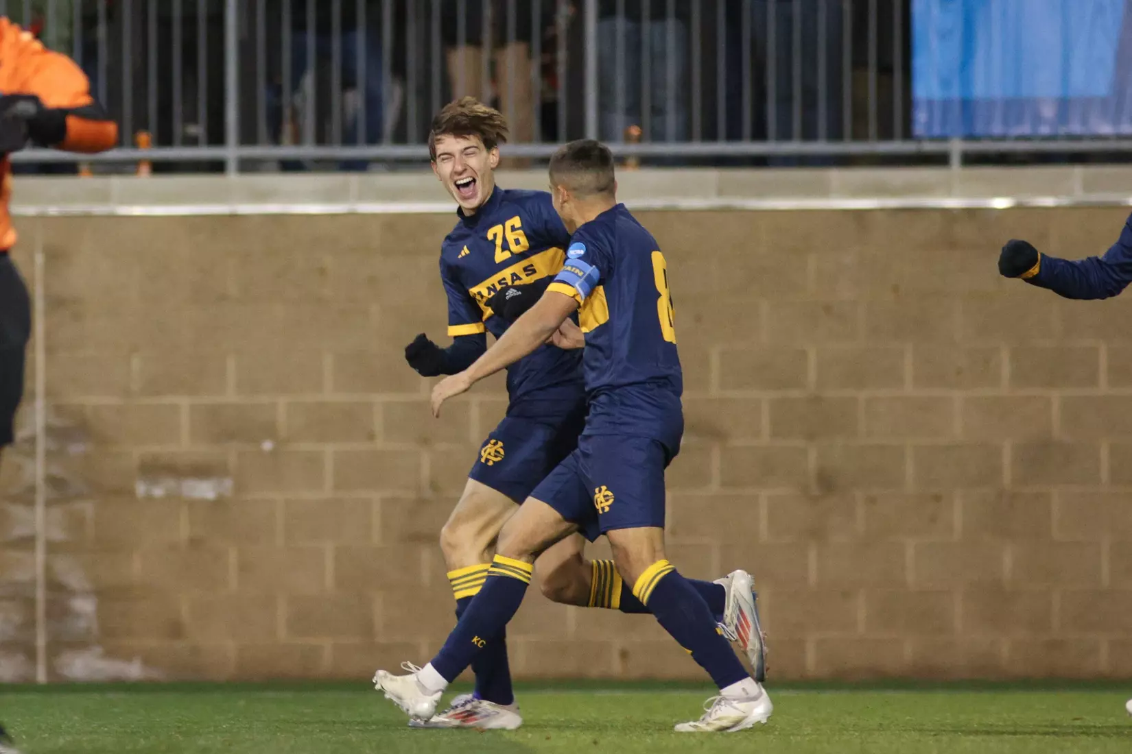 Kansas City Men's Soccer fell to No. 2 Pitt in the 93rd minute of the third round of the NCAA tournament. The Roos found the back of the net twice and forced the game to overtime with a corner kick goal, headed in by Guille Munoz in the 74th minute.