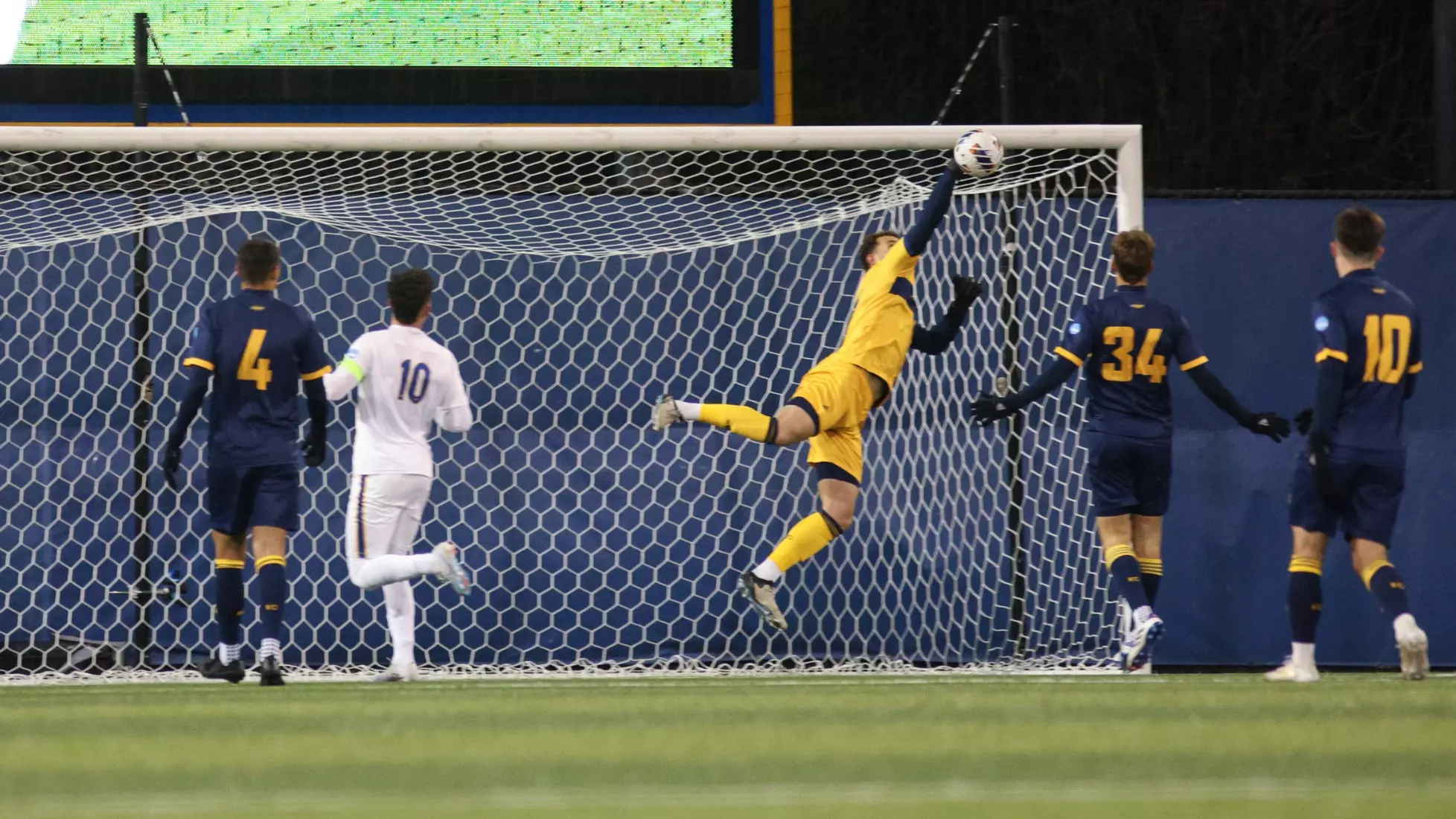 Kansas City Men's Soccer fell to No. 2 Pitt in the 93rd minute of the third round of the NCAA tournament. The Roos found the back of the net twice and forced the game to overtime with a corner kick goal, headed in by Guille Munoz in the 74th minute.